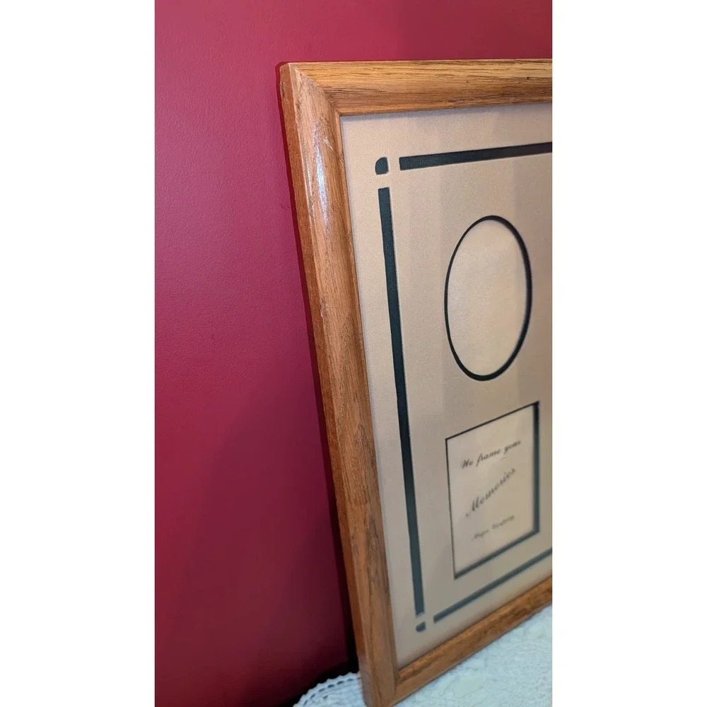 VINTAGE MCM Customizeable Photo Wall Frame 7 pic 21.5